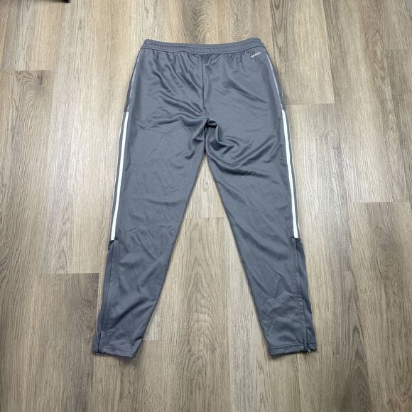 Adidas Pants Mens Large Gray Tiro AEROREADY Soccer Stripe Athletic Track - Picture 5 of 11